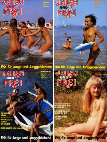 Jung und Frei - rétro nudisme Allemagne magazine (version 9-12) [Naturisme France]